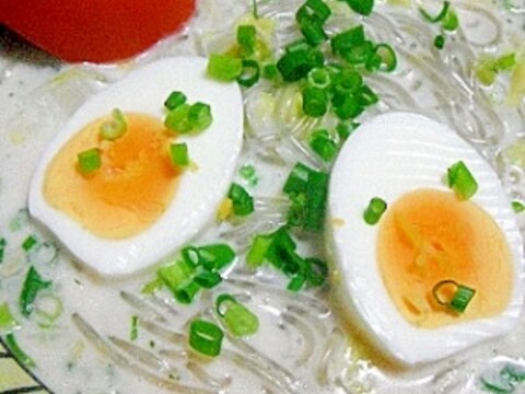 春雨のラーメン風☆ミルク入り